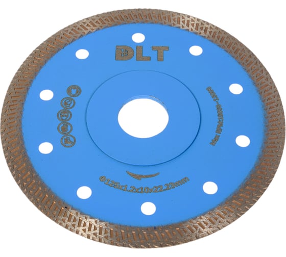 Изображение товара Диск алмазный №6 Turbo-Y, синий, 125 мм DLT 1290