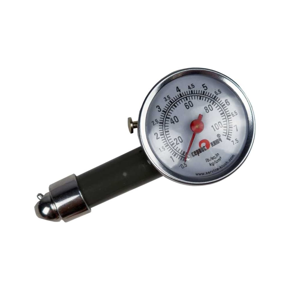 Изображение товара Манометр СЕРВИС КЛЮЧ 75545 Аналоговый 7.5 атм