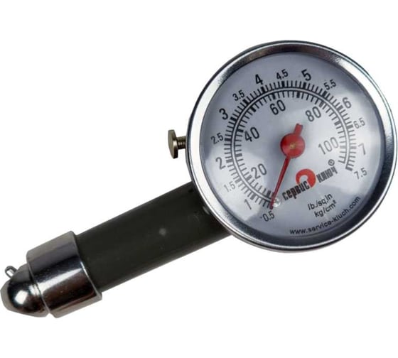 Изображение товара Манометр СЕРВИС КЛЮЧ 7 атм 75545