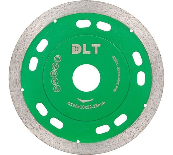 Изображение товара Диск алмазный №17 Slim-CERAMIC, 125 мм DLT 1417