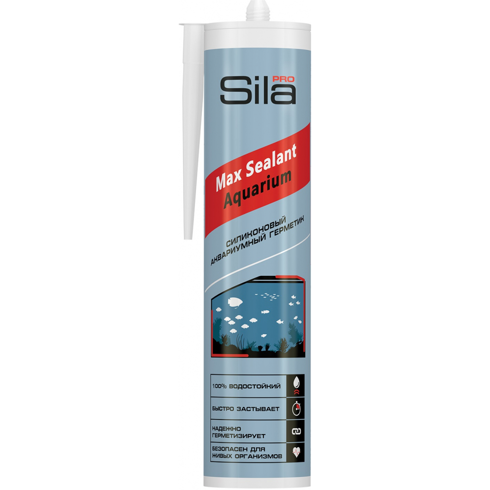 Аквариумный силиконовый герметик Sila аквариумный силиконовый герметик sila