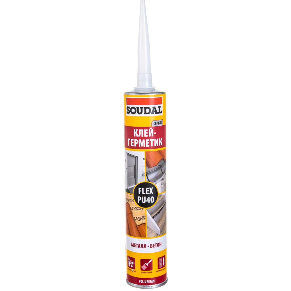 Полиуретановый герметик-клей Soudal герметик для кузова boomer полиуретановый 310 мл