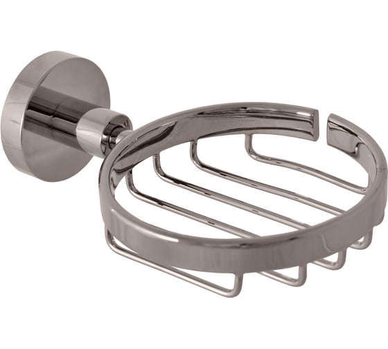 Изображение товара Мыльница металлическая настенная RavSlezak, серый металлик глянцевый COA0301MGL