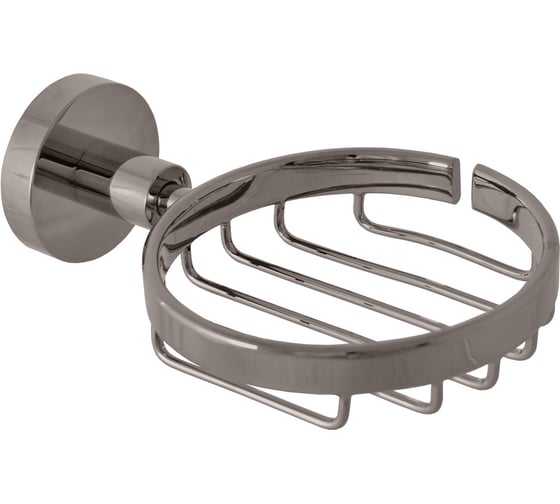 Изображение товара Мыльница металлическая настенная RavSlezak, серый металлик крацованный COA0301MGK