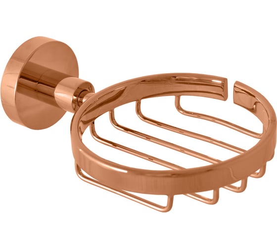 Изображение товара Мыльница металлическая настенная RavSlezak, розовый золотистый крацованный COA0301ZRK