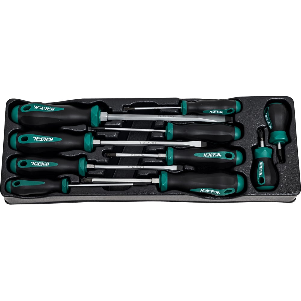 Изображение товара Набор шлицевых и крестовых отверток HONITON 10 шт IK-SD0100 - профессиональный инструмент