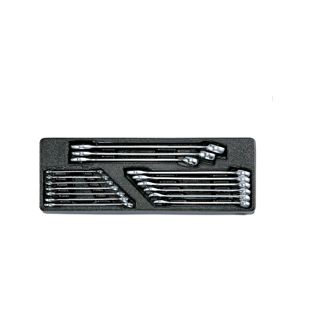 фото Набор комбинированных ключей honiton в ложементе 6-24 мм 16 предметов ik-cw10160c