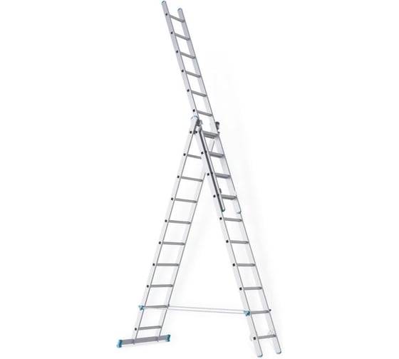 Изображение товара Трехсекционные лестницы GEVA TRADE GEVA 3x8, Н195/287/412, 10.1 кг LTGT-308