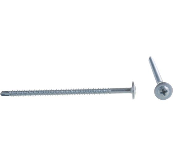 Изображение товара Саморез Госкреп ШСММ пресс-шайба, сверло, 4.2х75 мм, 250 шт., большой пластиковый контейнер, 1500 мл 1-0016150