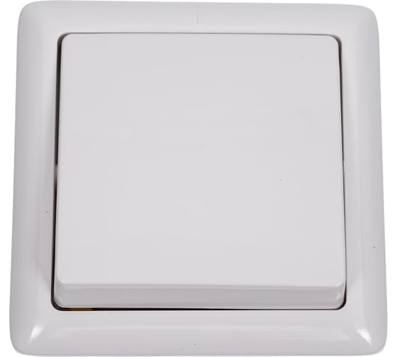 Изображение товара 1-клавишный выключатель Systeme Electric ХИТ, О/У, 6А, 250В, белый VA16-131I-B