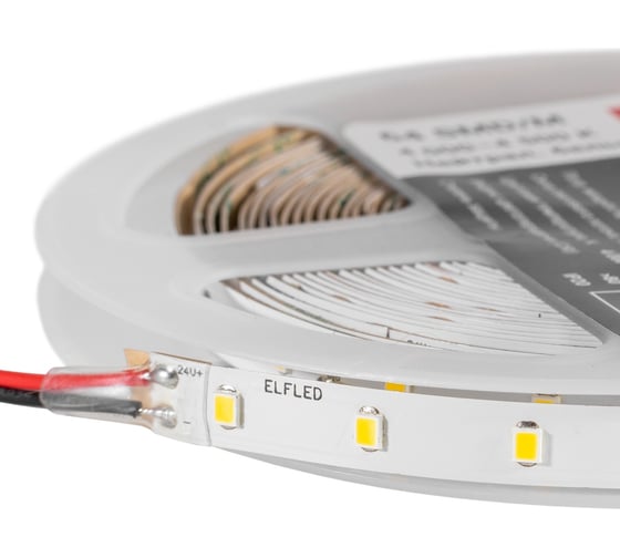 Изображение товара Лента светодиодная ELF LED PRO140, 64/м (2835), 24В, 6Вт/м, 5м, белый нейтральный 4000-4500К ELFLED-24064-PRO140nw