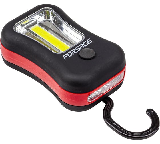 Изображение товара Фонарик переносной светодиодный Forsage в комплекте с батарейками, в блистере F-68613(15957)