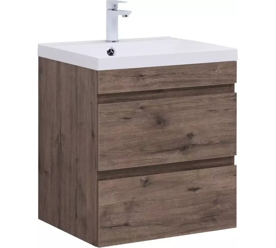 Изображение товара Тумба Aquanet Нота new 58 цв.дуб веллингтон табак 334191 00334191