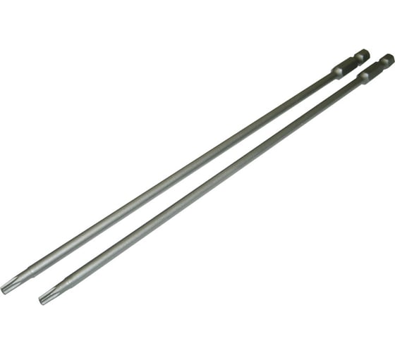 Изображение товара Биты антивандальные с отверстием TORX (2 шт; T10H; 200 мм) SKRAB 43510