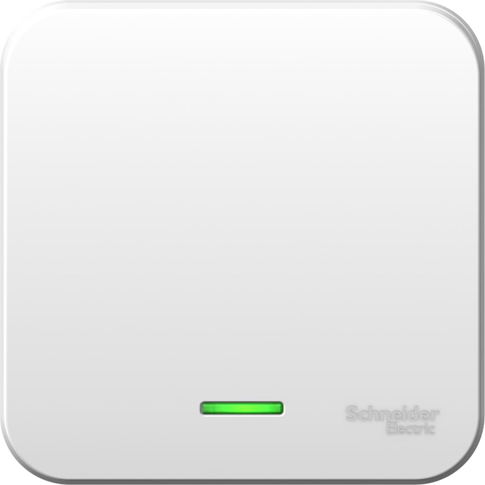 Изображение товара 1-клавишный проходной переключатель Systeme Electric BLANCA с подсветкой