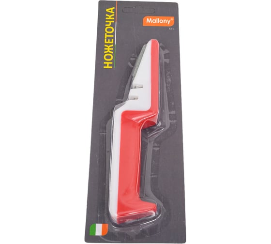 Изображение товара Ножеточка Mallony KS-1 пластик металл точильный камень 001789