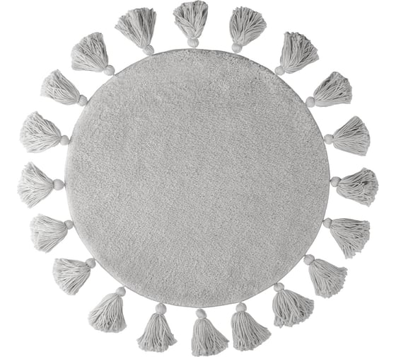 Изображение товара Коврик для ванной комнаты IDDIS, 55 см, микрофибра, серый, DTR01P5i12