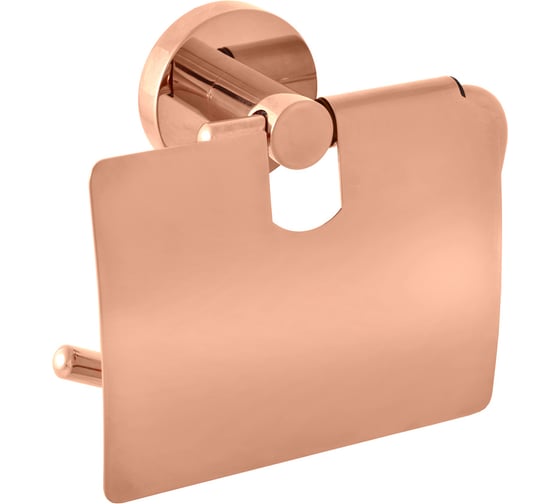 Изображение товара Держатель туалетной бумаги настенный RavSlezak, розовый золотистый глянцевый COA0400ZRL