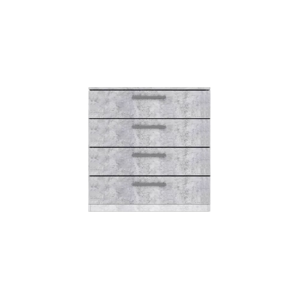 Изображение товара Комод ЦМК Trend-4 902x500x844 мм с 4 ящиками бетонный ламинированный