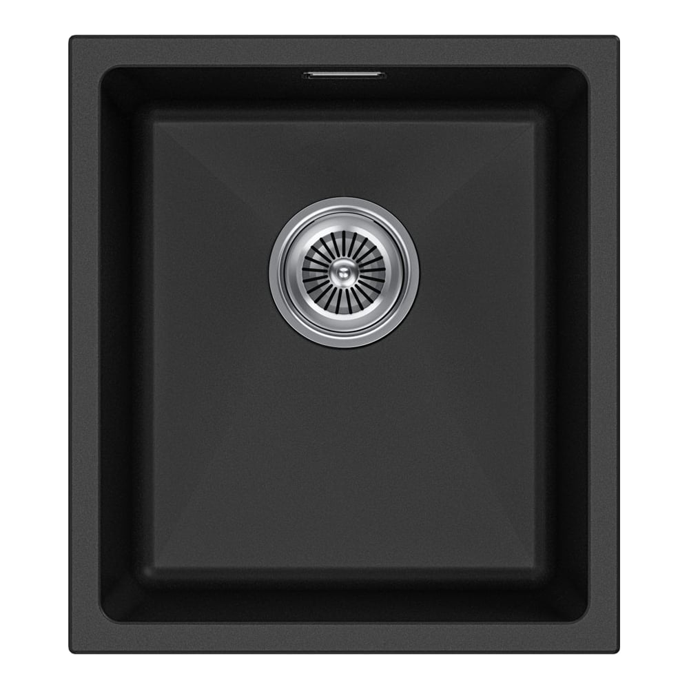 Изображение товара Мойка кухонная Paulmark LUMI 41UNI искусственный гранит черная 410x460 мм