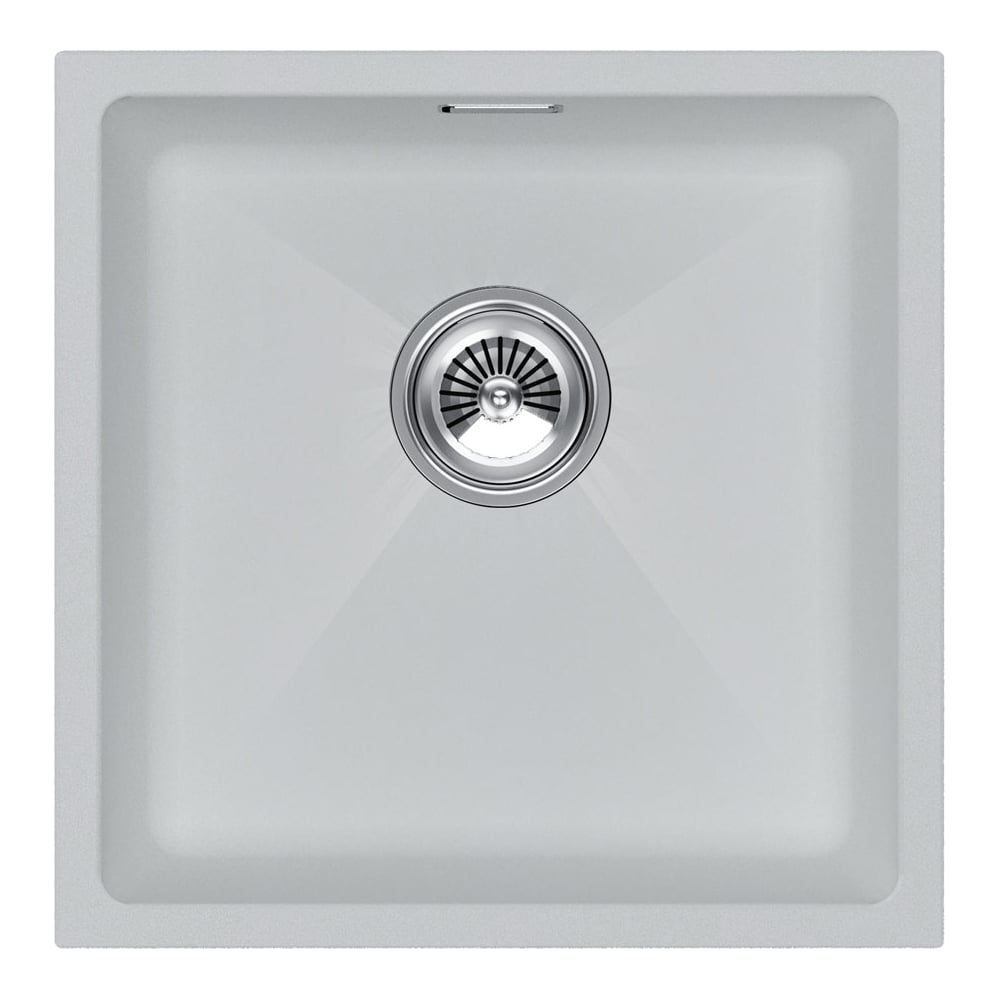 Изображение товара Мойка Paulmark LUMI 45UNI из искусственного гранита белая прямоугольная