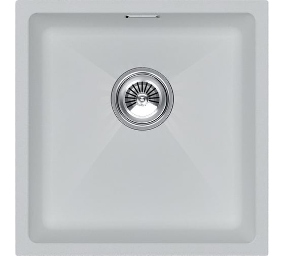 Изображение товара Мойка Paulmark LUMI 45UNI, IT-GRANIT, белый, 455x460 мм LU45-WH