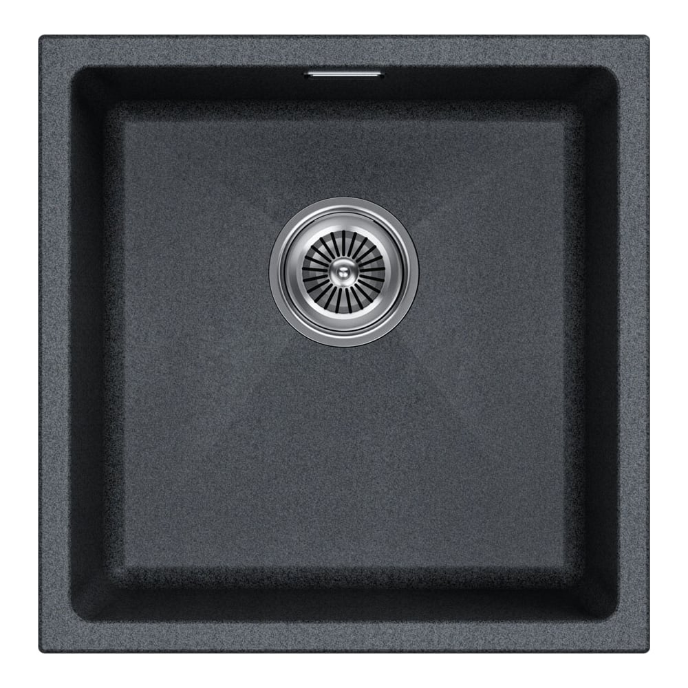 Изображение товара Мойка из искусственного гранита Paulmark LUMI 45UNI графит квадрата 455x460 мм