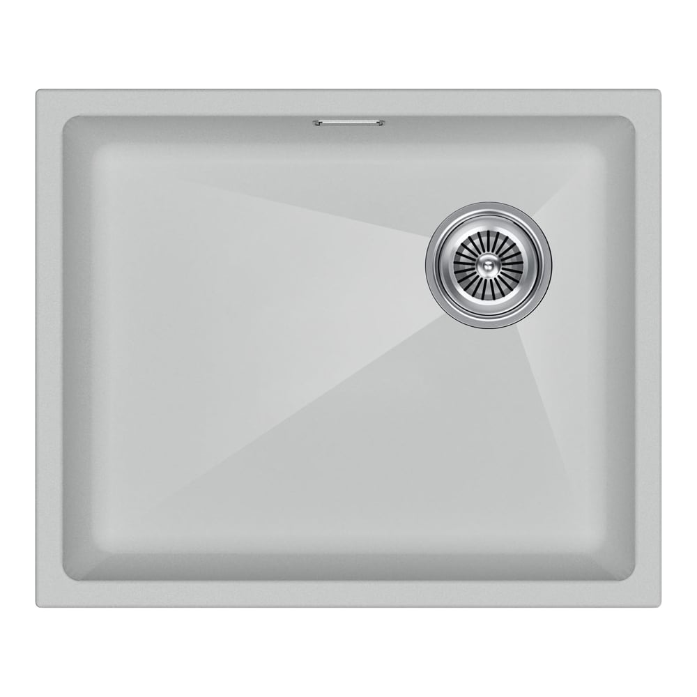 Изображение товара Мойка Paulmark LUMI 55UNI-SKEW из искусственного гранита белая