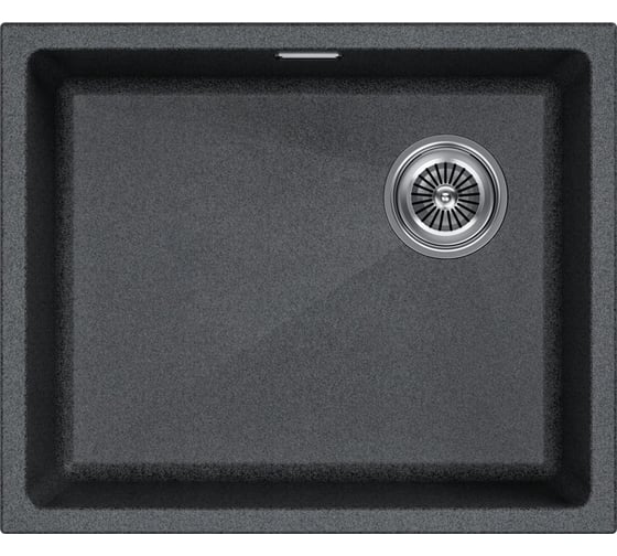 Изображение товара Мойка Paulmark LUMI 55UNI-SKEW, IT-GRANIT, графит, 555x460 мм LU55SK-DG