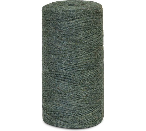 Изображение товара Шпагат джутовый ЩИТ ШД 1,2 ктекс П 2 пол. 2-ниточный в боб. по 0,5 кг серый 15111-1