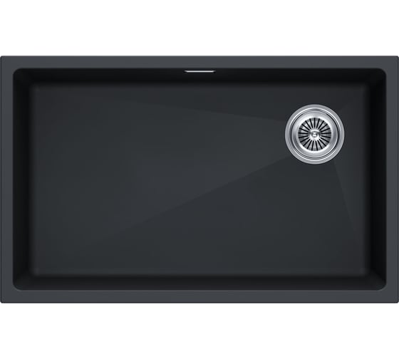 Изображение товара Мойка Paulmark LUMI 74UNI-SKEW, IT-GRANIT, антрацит, 740x460 мм LU74SK-AN