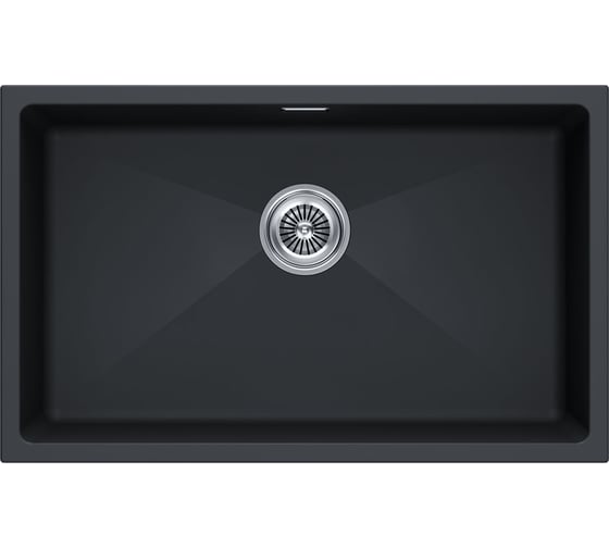 Изображение товара Мойка Paulmark LUMI 74UNI, IT-GRANIT, антрацит, 740x460 мм LU74-AN