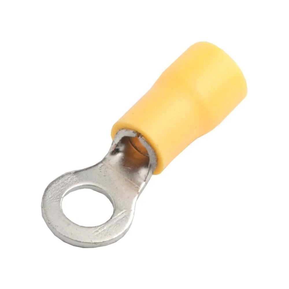 Изображение товара Наконечник кольцевой прямой GNKI 5,5 мм2 желтый, 50 штук