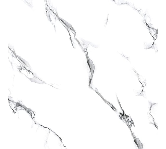 Изображение товара Керамогранит Realistik RC Molly W матовый, белый 60x60, 1.44 кв.м 7089