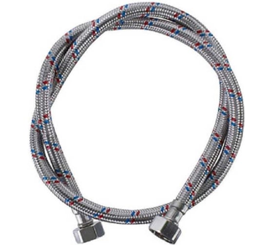 Изображение товара Гибкая подводка для воды GRIALE 50 см, 1/2", гайка-гайка GR55-50