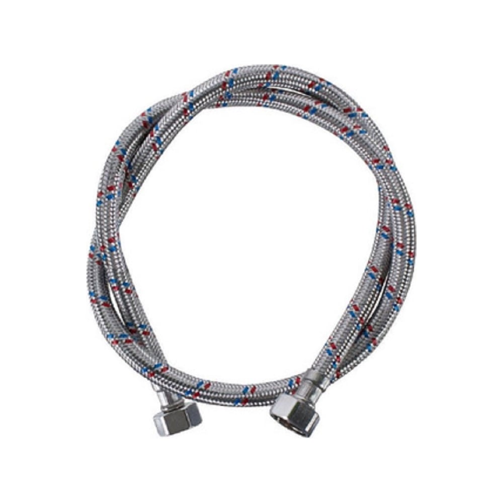 Изображение товара Гибкая подводка для воды GRIALE 80 см гайка-гайка 1/2 дюйма