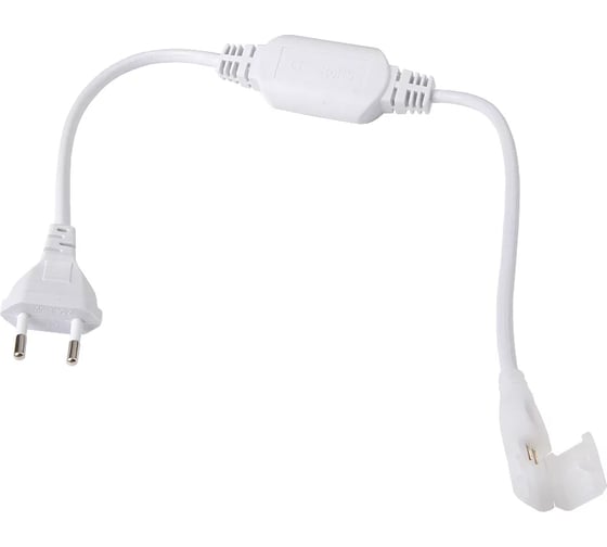 Изображение товара Шнур питания с вилкой для светодиодной ленты General Lighting Systems 220В 1500Вт IP67 G-2835-P-IP67-NW 521122