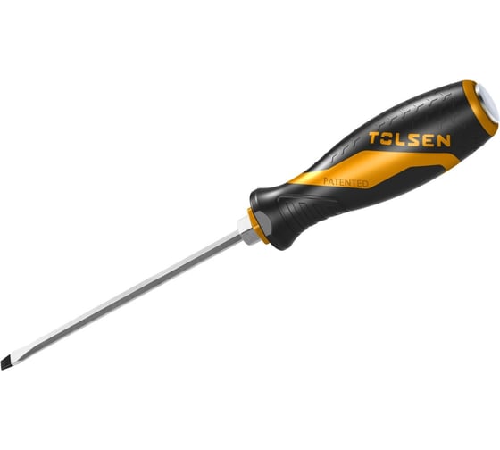 Изображение товара Отвертка шлицевая TOLSEN "GRIPro" Slotted 6,5 мм, 150 мм, силовая 20115