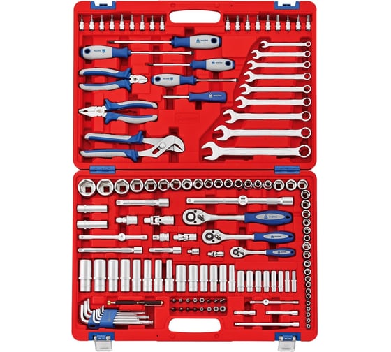 Изображение товара Универсальный набор инструментов МАСТАК 142 предмета 01-142C