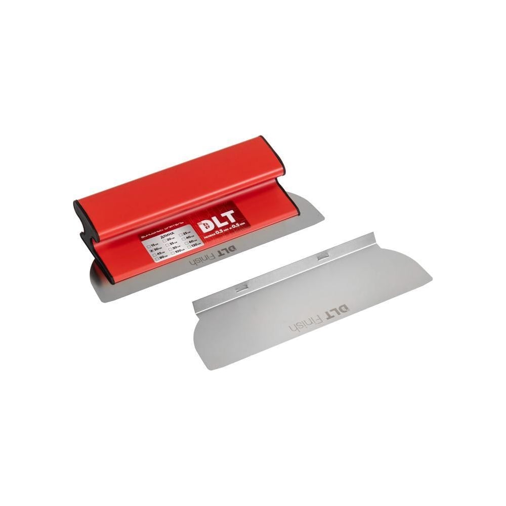 Изображение товара Малярный шпатель DLT Finish PRO Н-образный, 30 см, сталь и пластик