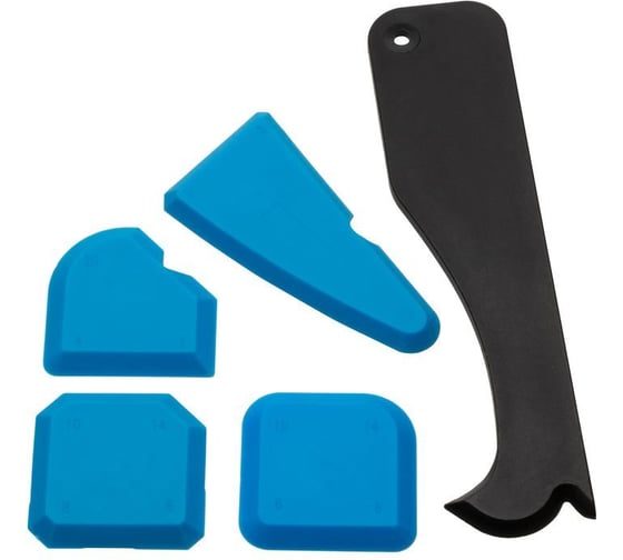 Изображение товара Набор шпателей для силиконовых герметиков DLT 5 шт. 1733