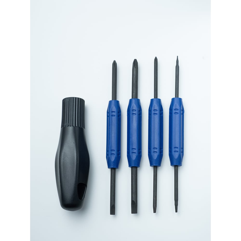 Изображение товара Отвертка Kubis 8-В-1 в кейсе, PH2-SL5 мм, PH1-SL4 мм 02-08-0208