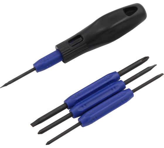 Изображение товара Отвертка Kubis 8-В-1 в кейсе, PH2-SL5 мм, PH1-SL4 мм 02-08-0208