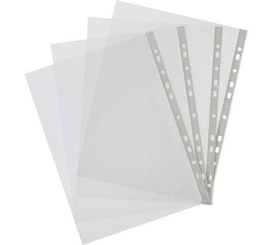 Изображение товара Файл-вкладыш ООО Комус А4, 50 мкм, Элементари S, рифленые, 100 шт. 1698560