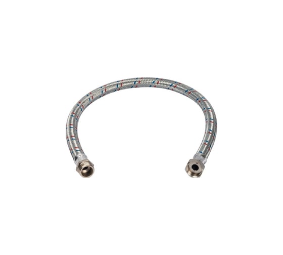 Изображение товара Гибкая подводка для воды GRIALE 1/2", гайка-штуцер, 60 см GR56-60