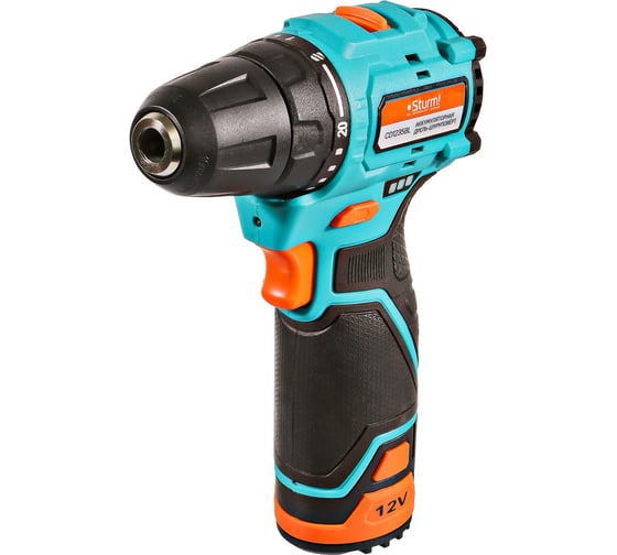 Изображение товара Аккумуляторный шуруповерт Sturm 1BatterySystem12V CD1235BL