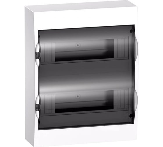 Изображение товара Корпус навесной с прозрачной дверцей Systeme Electric (Schneider Electric) City9 Box 2ряд/24модуля (ранее PRA29213) EZ9E212S2SRU