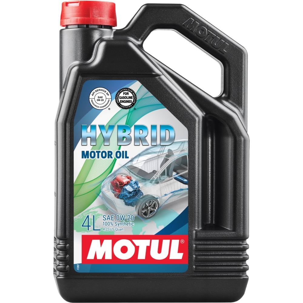Изображение товара Моторное масло MOTUL HUBRID 0W20 4 л 112931