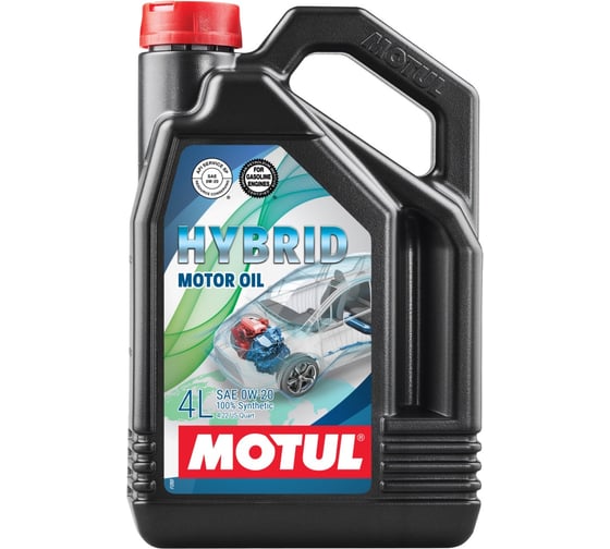 Изображение товара Моторное масло MOTUL HUBRID 0W20 4 л 112931