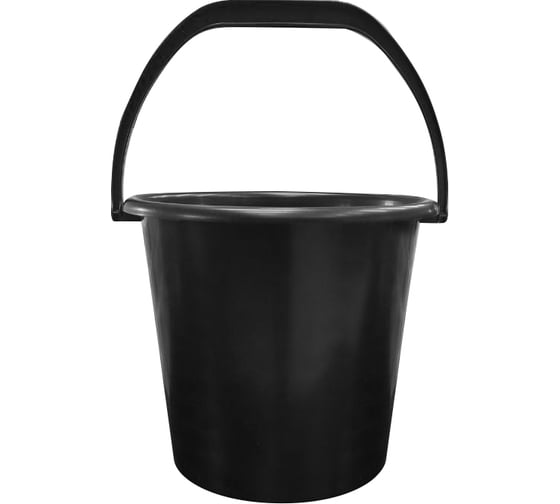 Изображение товара Ведро "ИЛАН-ПЛАСТ" 10 л., черное, техническое, арт. ИП 516170